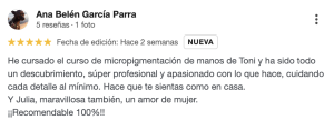 Reseña Ana Belen