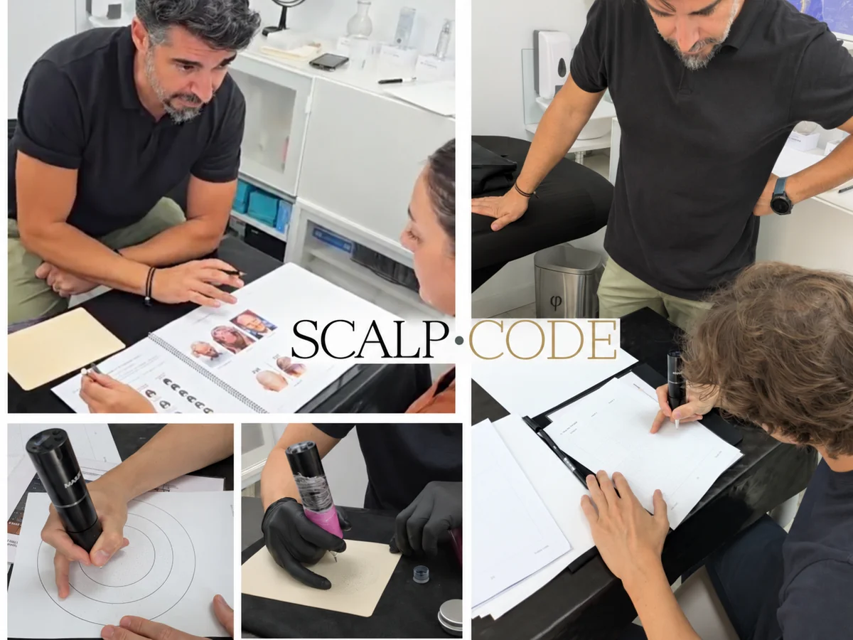 Formación personalizada de micropigmentación capilar en Alicante con Toni Hernández, de Código Scalp